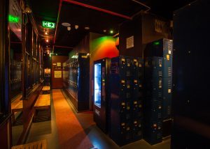 The lockers for your personal belongings. Do not leave any valuables (reception has a safe). All care, no responsibility by 357 management.