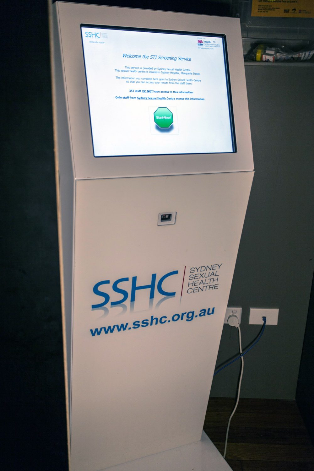 SSHC (Sydney Sexual Health Centre) Self-Testing facility. Use it, it's free!