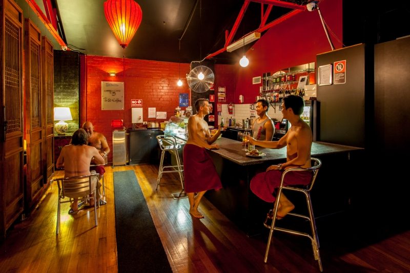 Boyz On Top Café Area – 357 Gay Sauna Sydney City