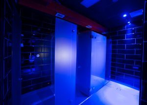 Our brand new renovated private shower cubicles and toilets. If you want privacy, you have it here. All our showers are all sensor enabled.