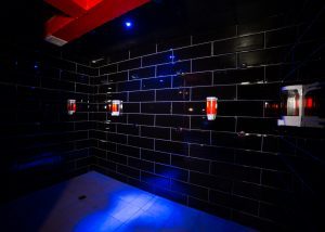 Our brand new renovated open showers. All showers have sensors.