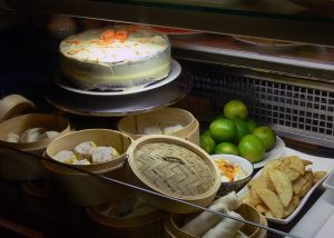 Hot food including dim sims, spring rolls, wedges or freshly made rolls and sandwiches. No need for cash, charge to your locker number and pay on exit.